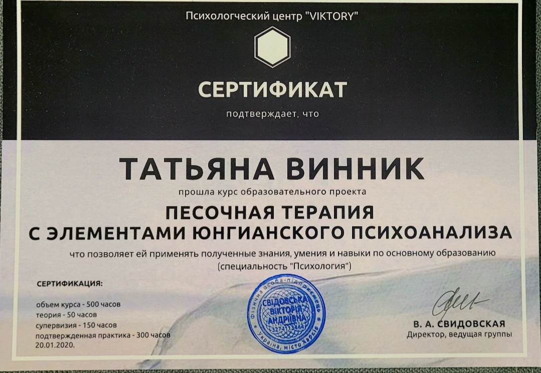 Сертификат коуча